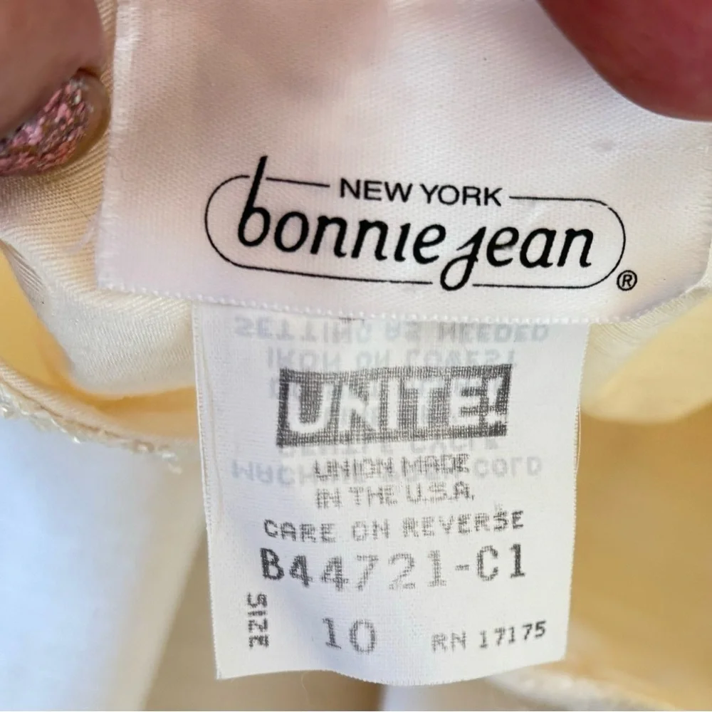 Vintage Bonnie Jean New York Girl's Wedding Flower Girl Bridesmaid Dress